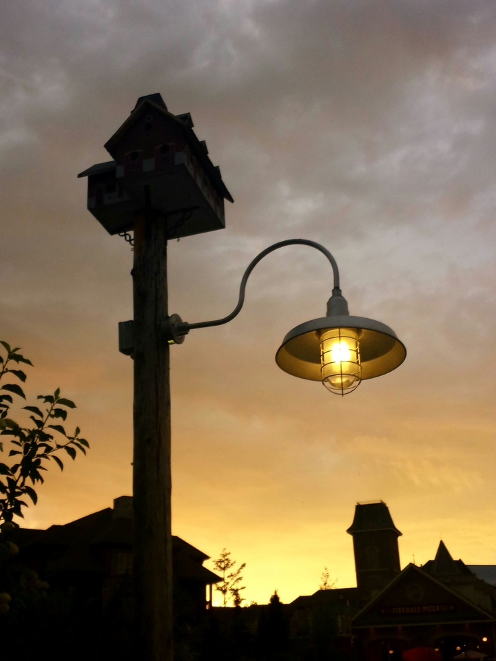 Nightfall in the village