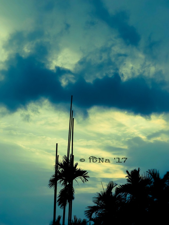 before the strom