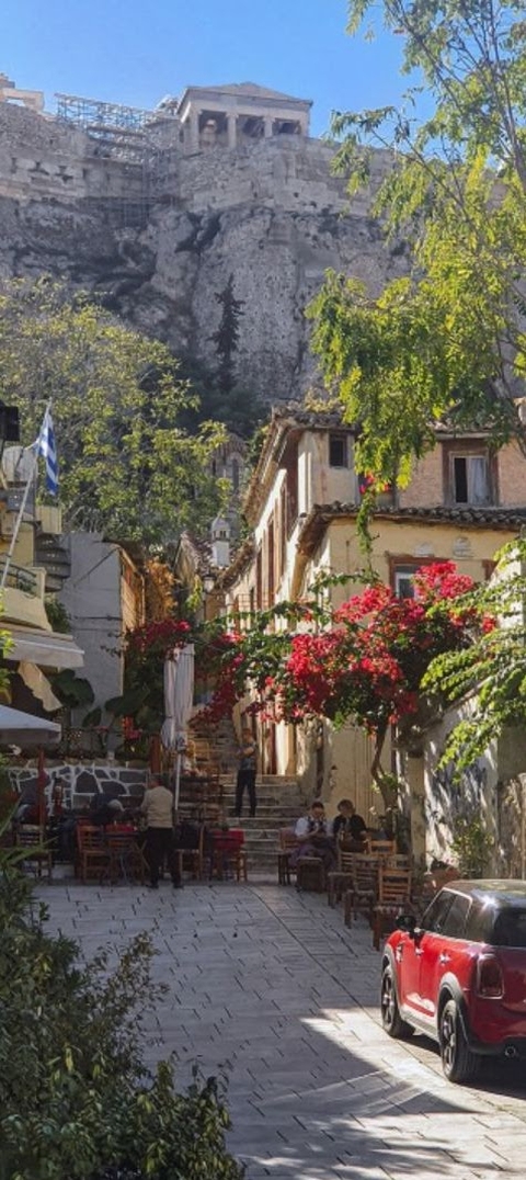 Colorful Plaka district (Athens)