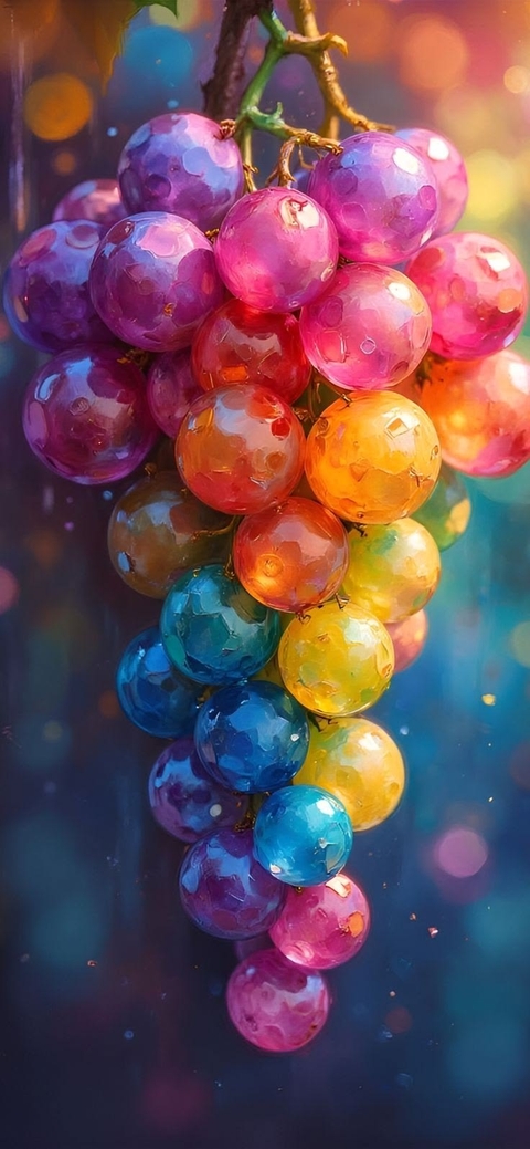 fondos de pantalla grapes, Yellow