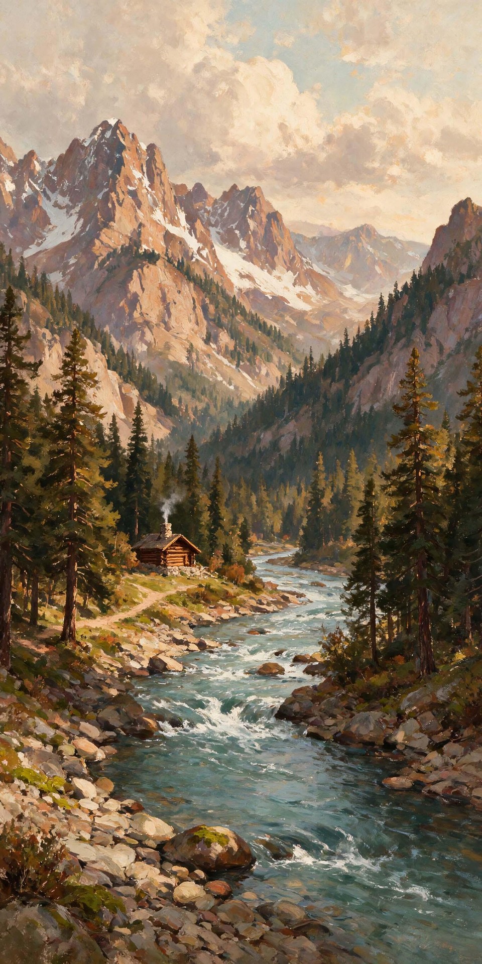 stream, landscape duvar kağıtları