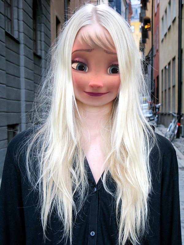 Cute make over for Elsa