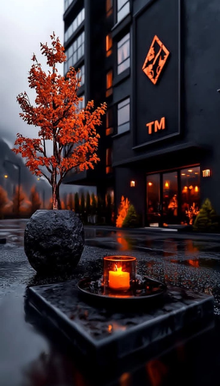 тапети evening, brick