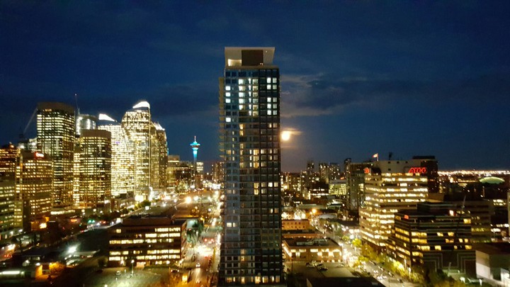 an evening in Calgary