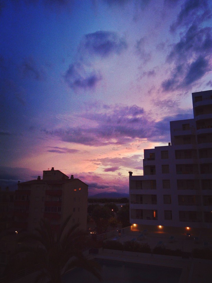 sunset.