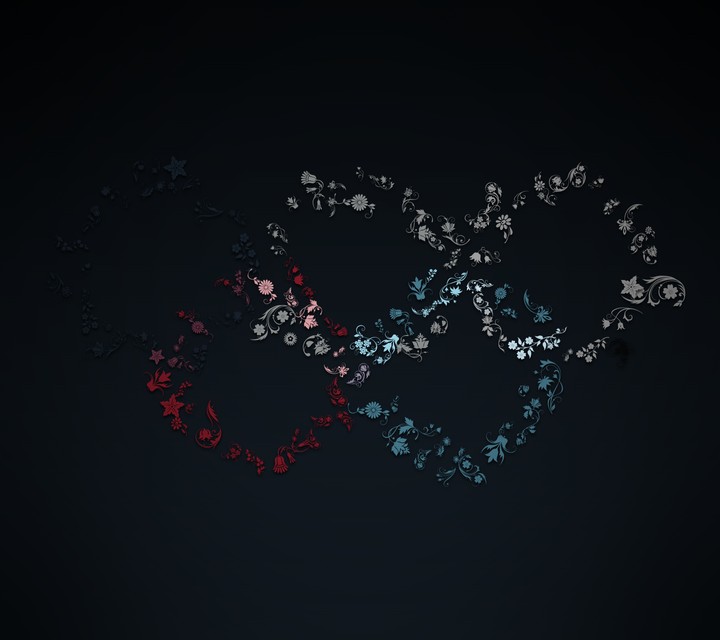 Colorful flowers pattern