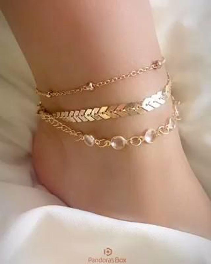 Gold Anklets