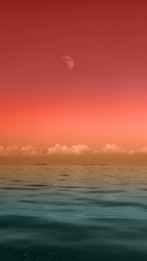 sunset sea