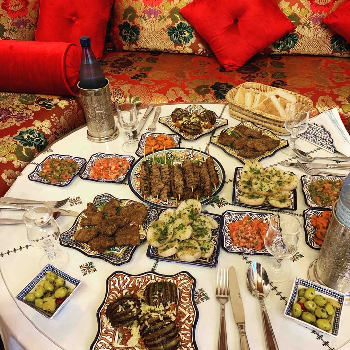 lunch in riad fez maya
