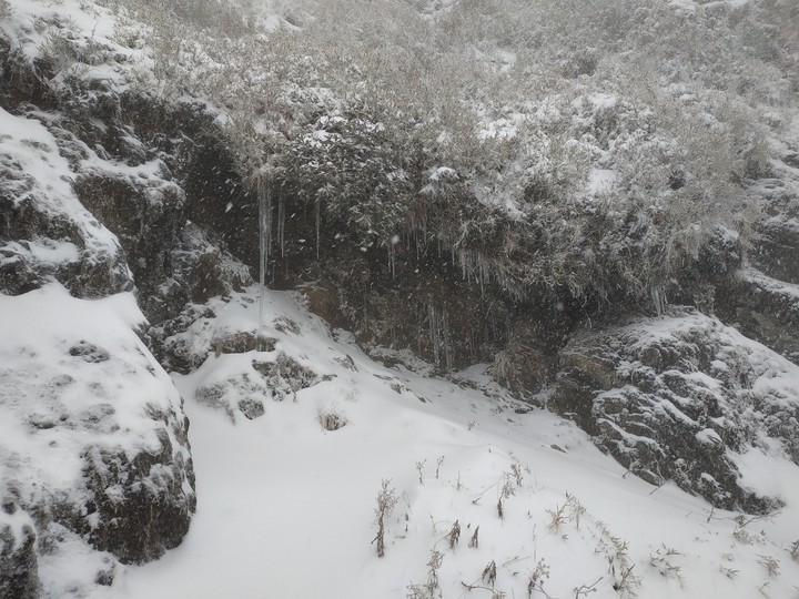 snow in mountain Hehuan