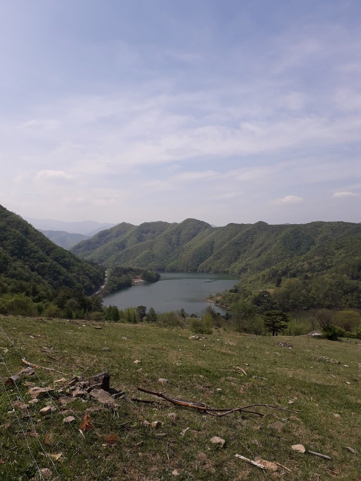 호수와 산