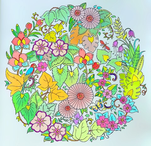 circle, flower achtergronden