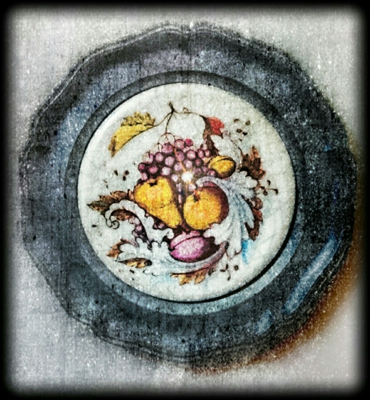 Plate of fruit
