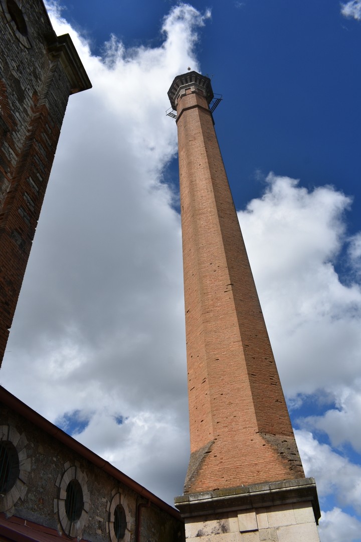 chimenea mina de La Dificultad, Real del Monte Hidalgo