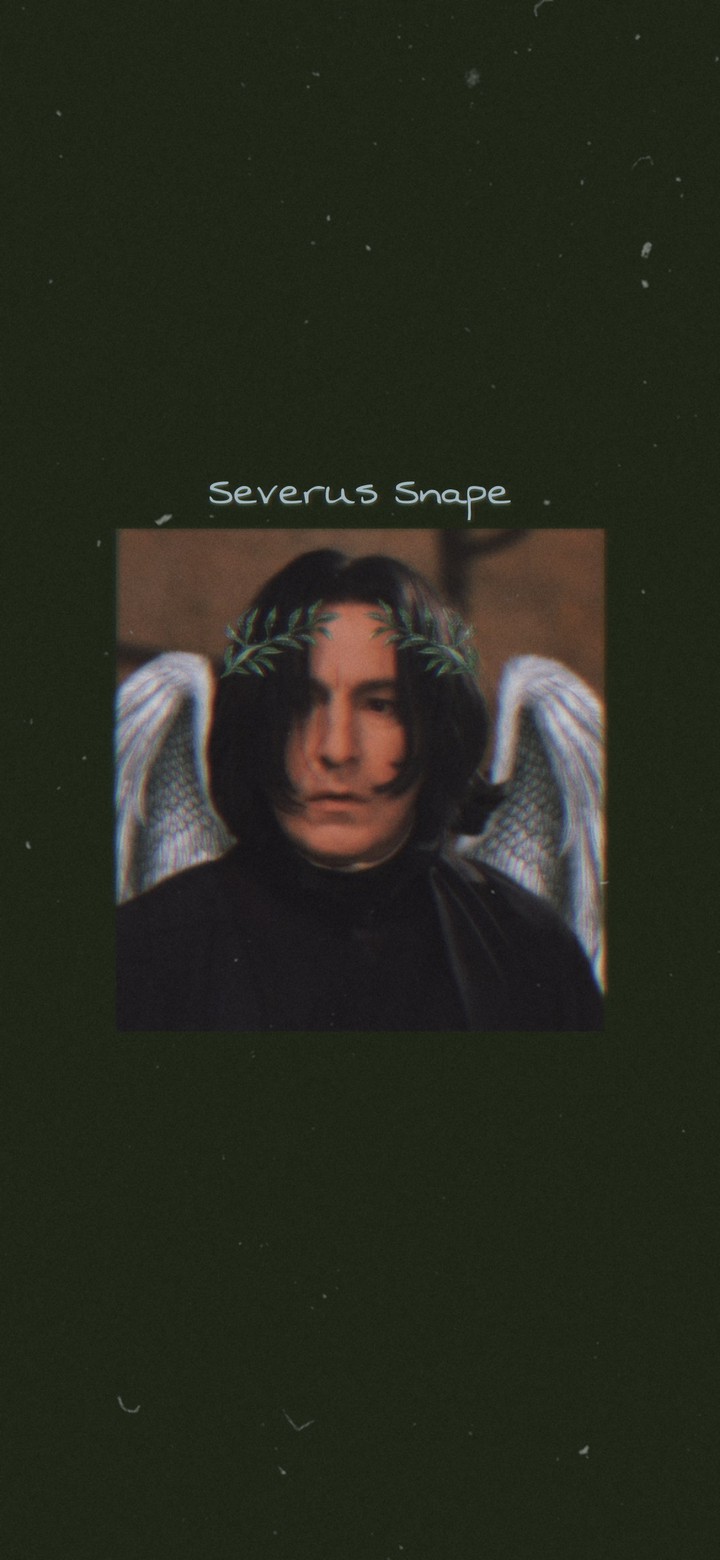 Severus Snape as an angel