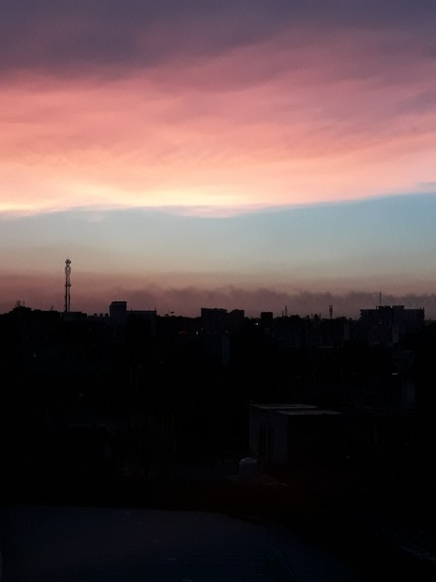 Sky at evening