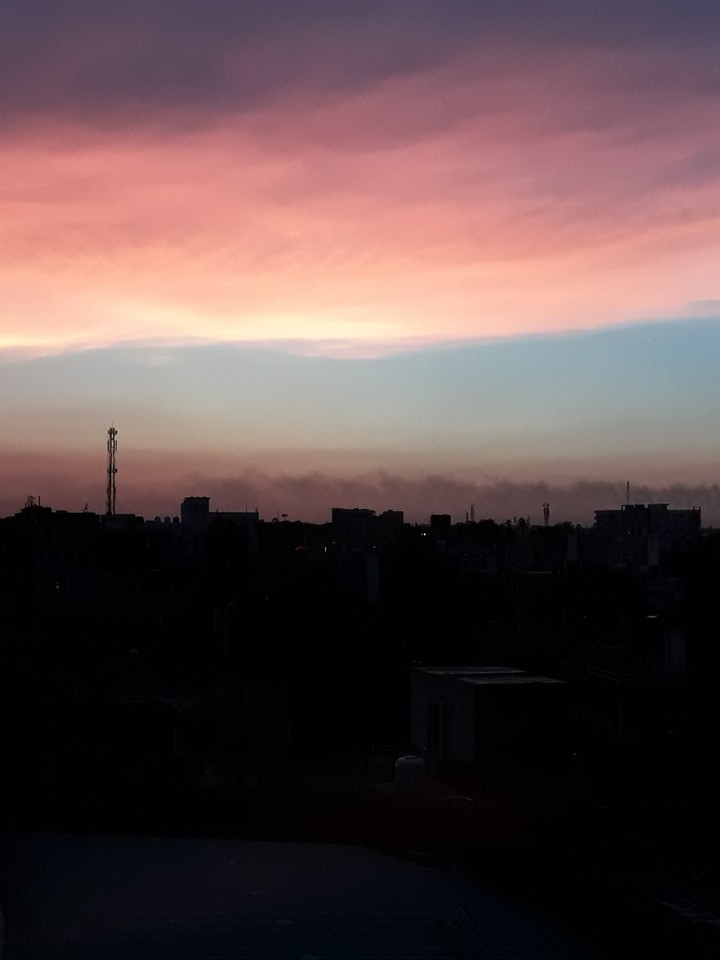 Sky at evening