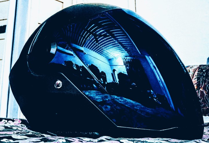 my helmet......