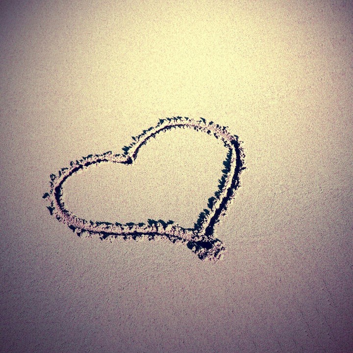 Heart On The Beach