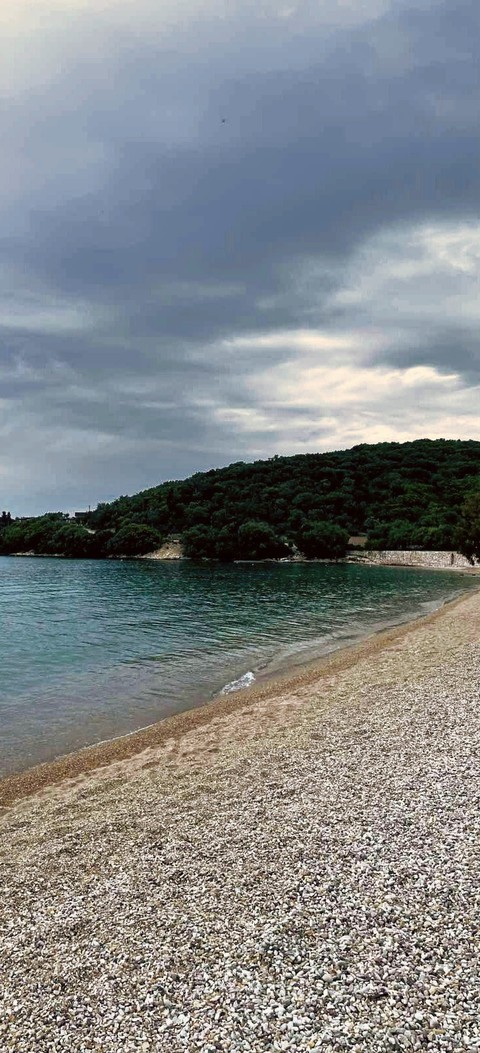 hình nền blue, horizon