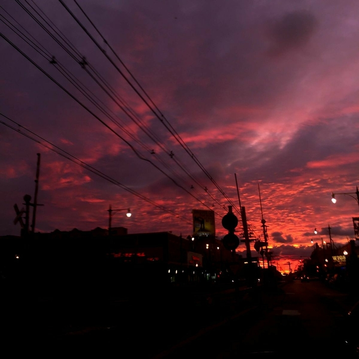atardecer