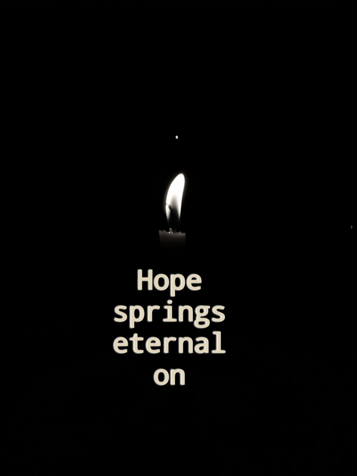 hopeful candle