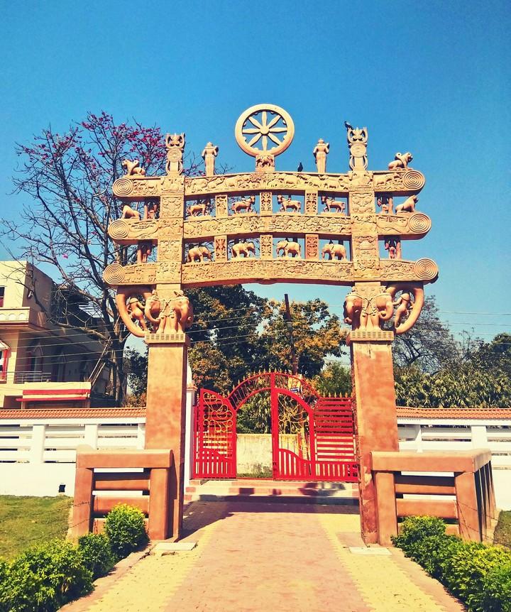Japanese temple gateway