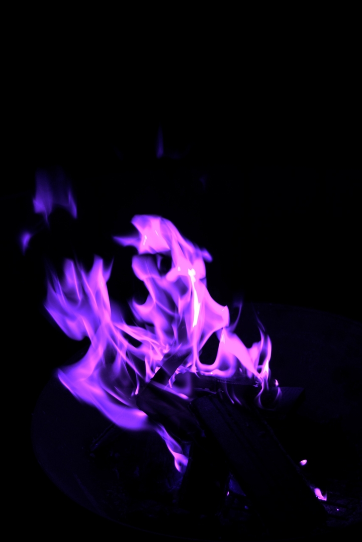 Purple fire