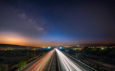 sfondi electricity, road