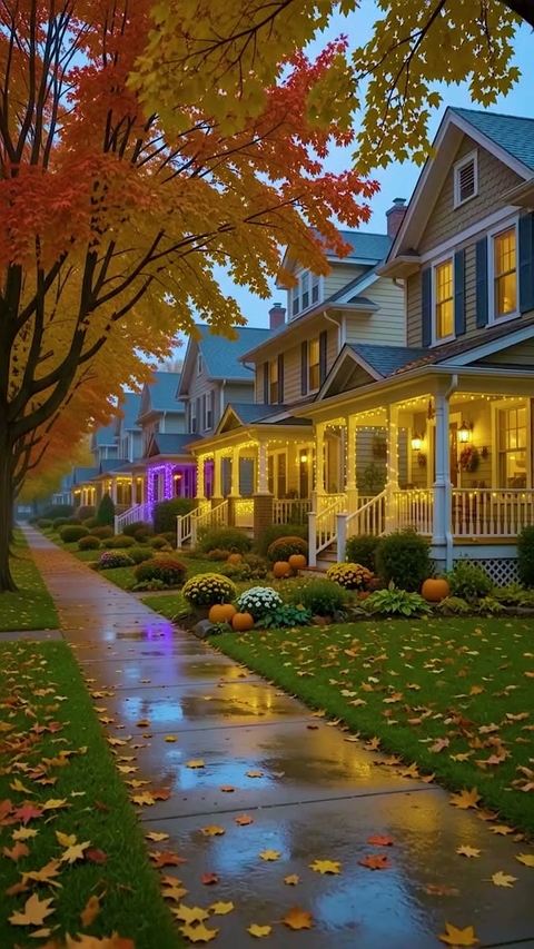 Autumn, Garden壁纸