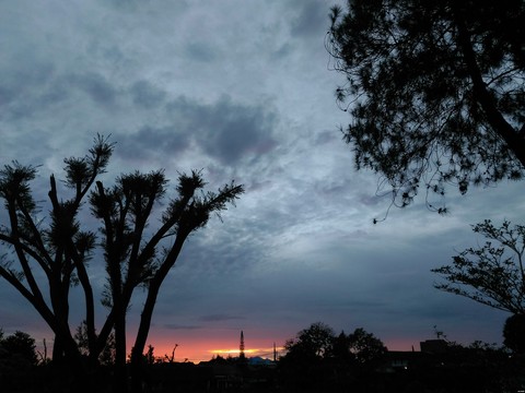morning cloudy skies