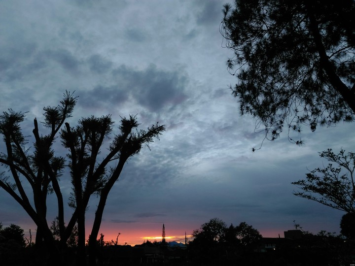 morning cloudy skies