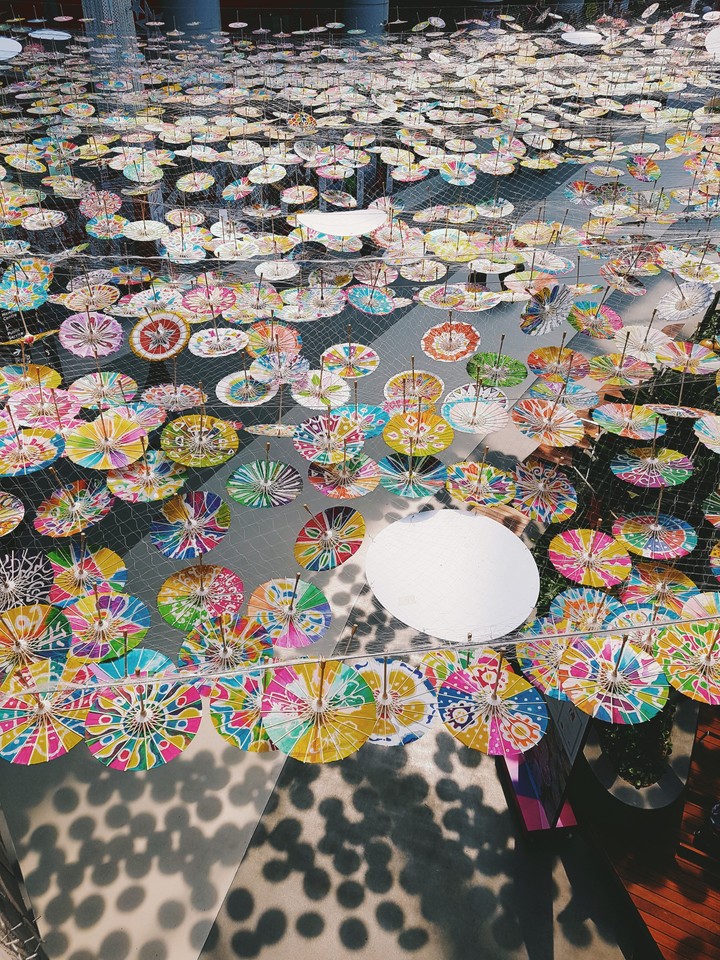 Floating Umbrellas