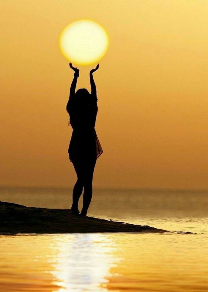 Catching the sun