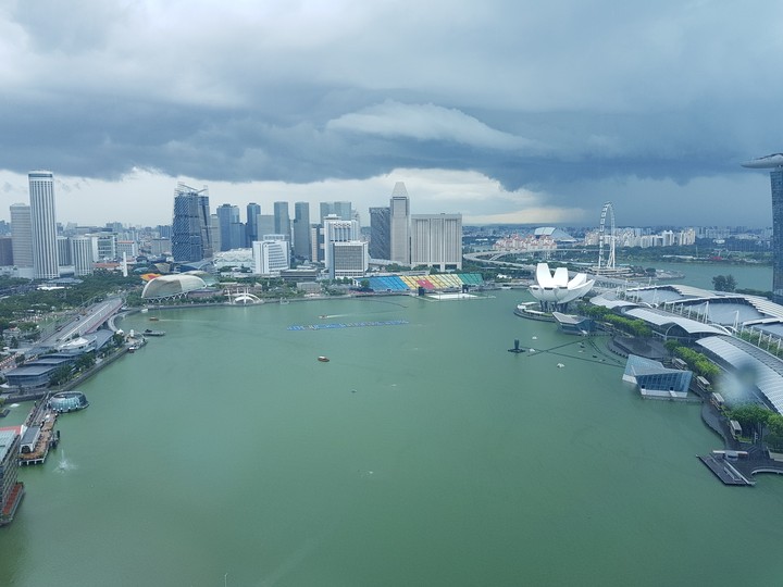 Cloudy Marina Bay
