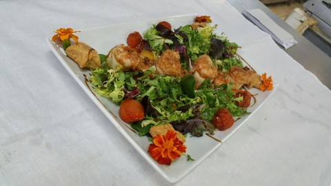 e de mariscos y caviar de erizos