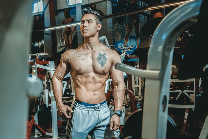 fitness freak in gym
