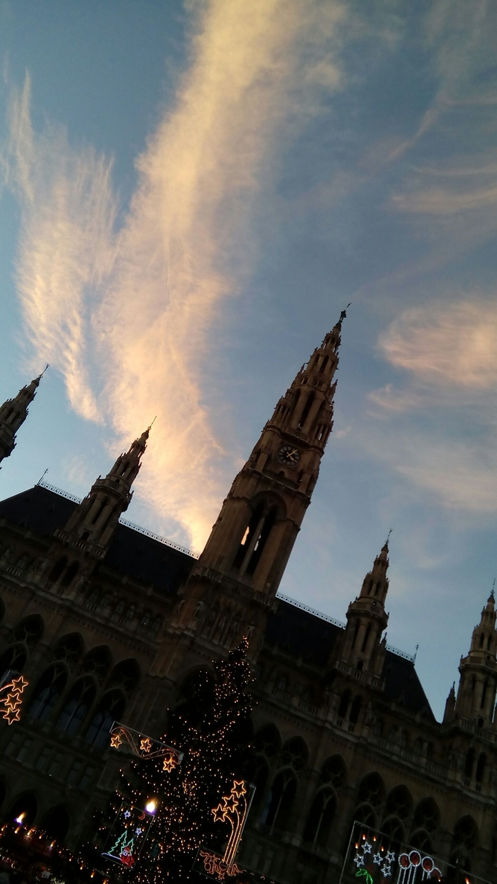 Wien#Christmastree#sky