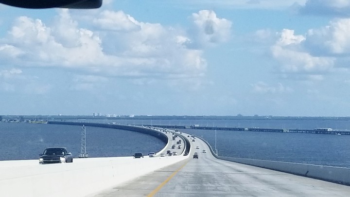 Going down the road