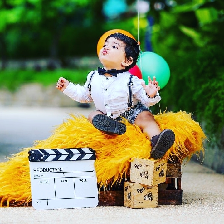 Cute Child Artist Photoshoot