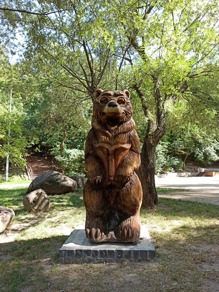 Wooden bear