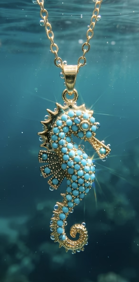Seahorse pendant