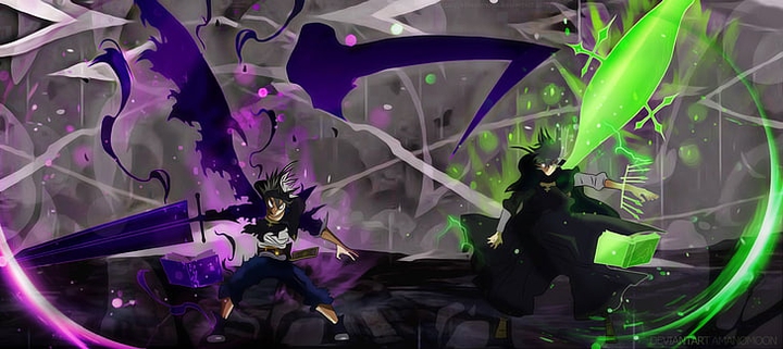 Black clover Asta Yuno