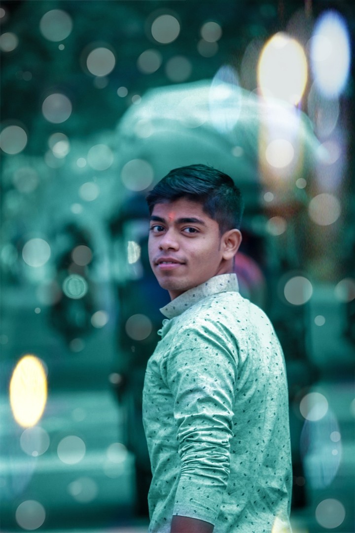 Indian boy in kurta