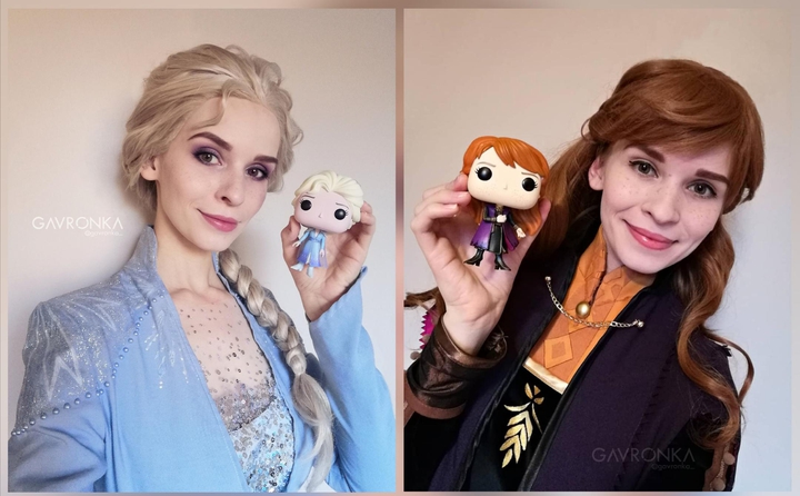 ELSA and ANNA with yours FUNKO POP