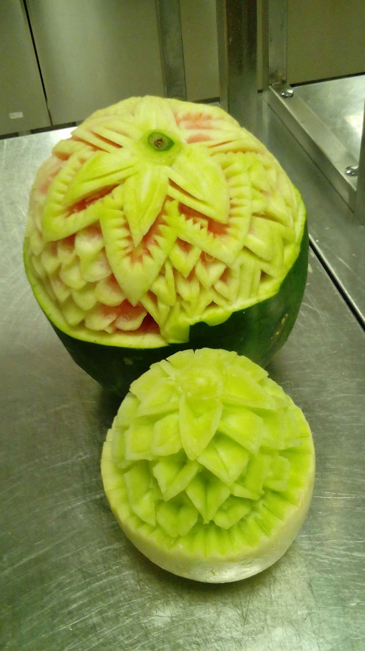 Water melon- carving
