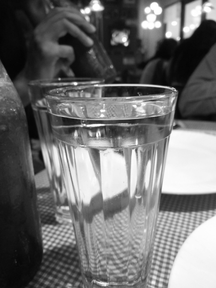 plain water