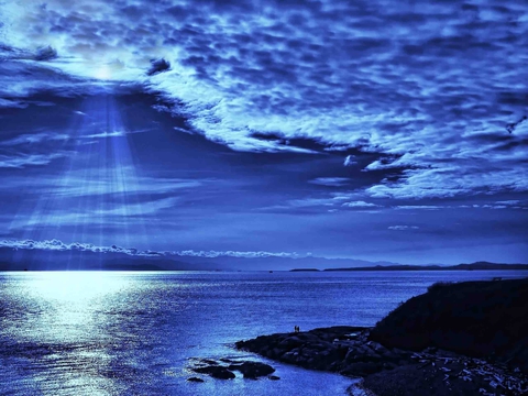 bleue