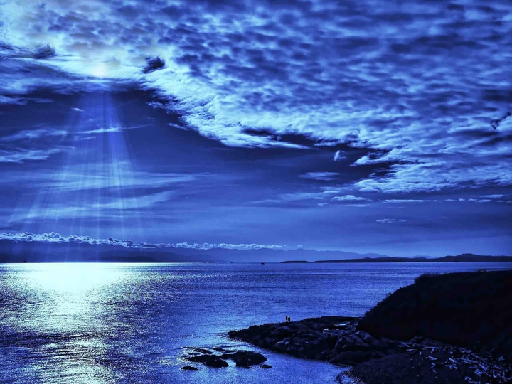 bleue