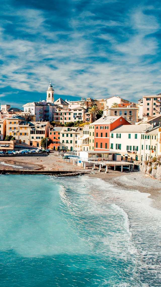 City and the beach
